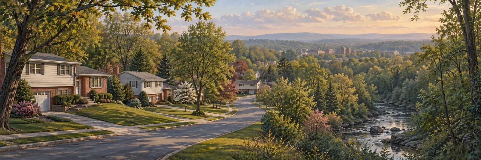 An editorial illustration of Brookside, Delaware