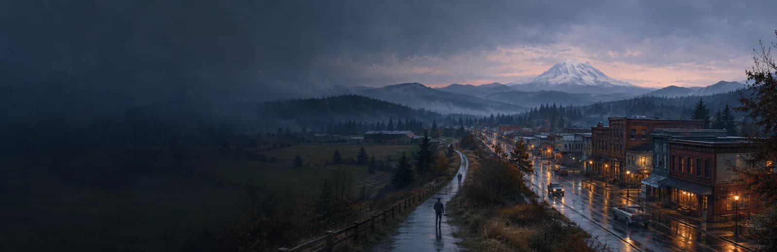 An editorial illustration of Buckley, Washington