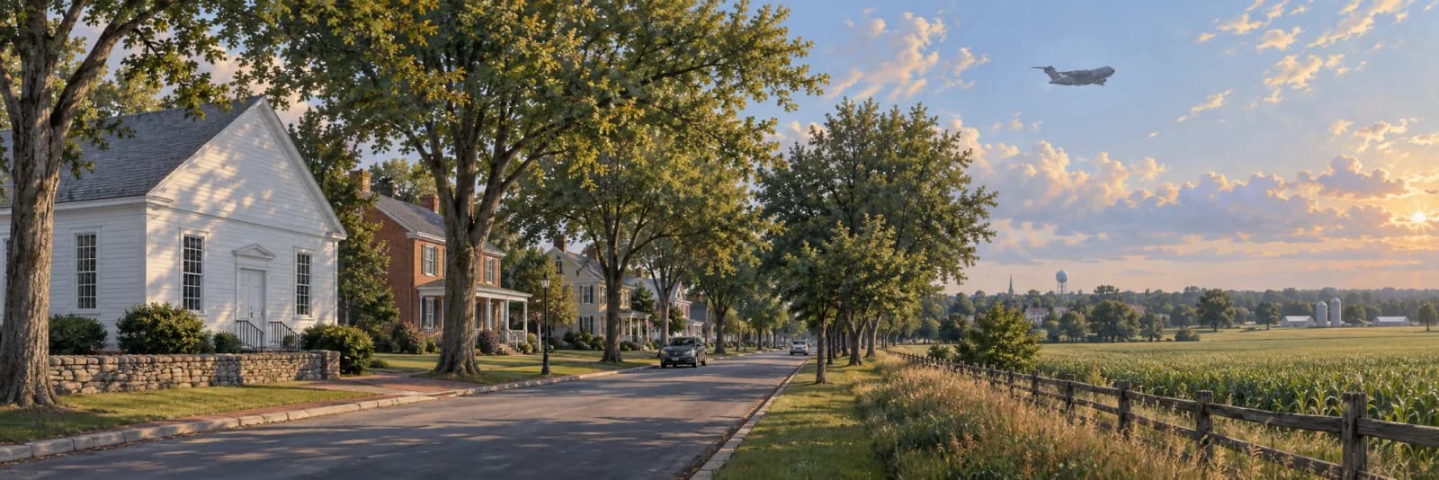 An editorial illustration of Camden, Delaware