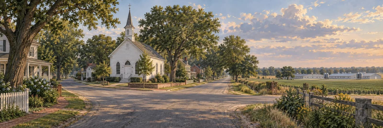 An editorial illustration of Dagsboro, Delaware