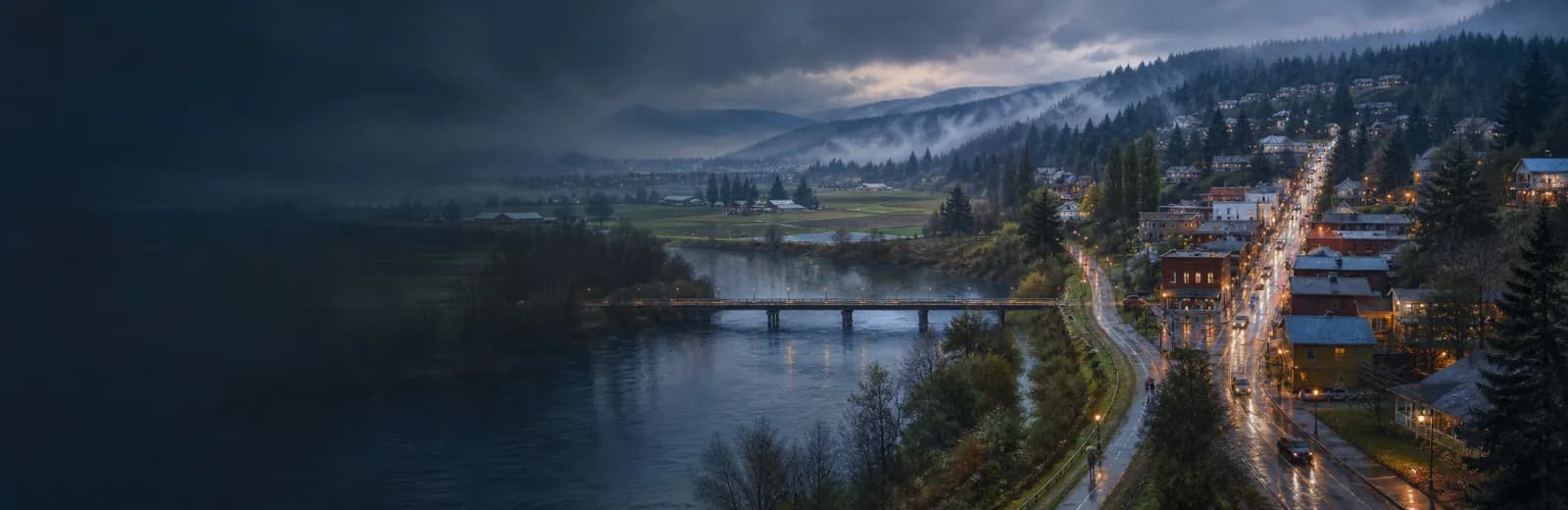 An editorial illustration of Duvall, Washington