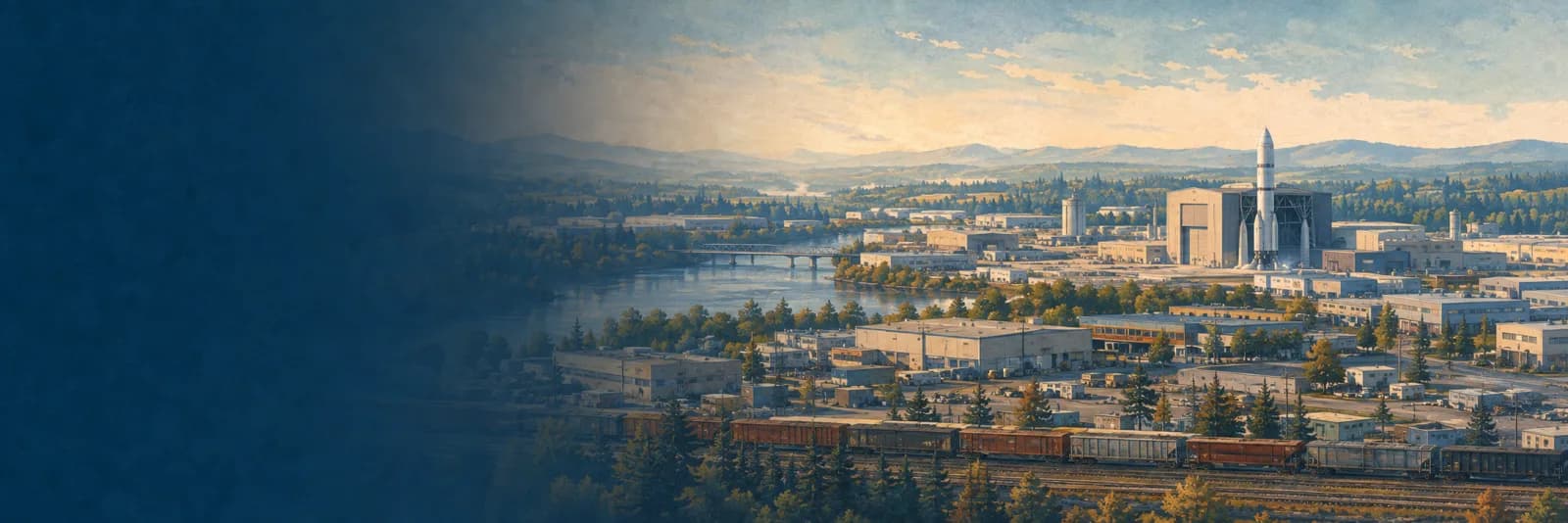 An editorial illustration of Kent, Washington