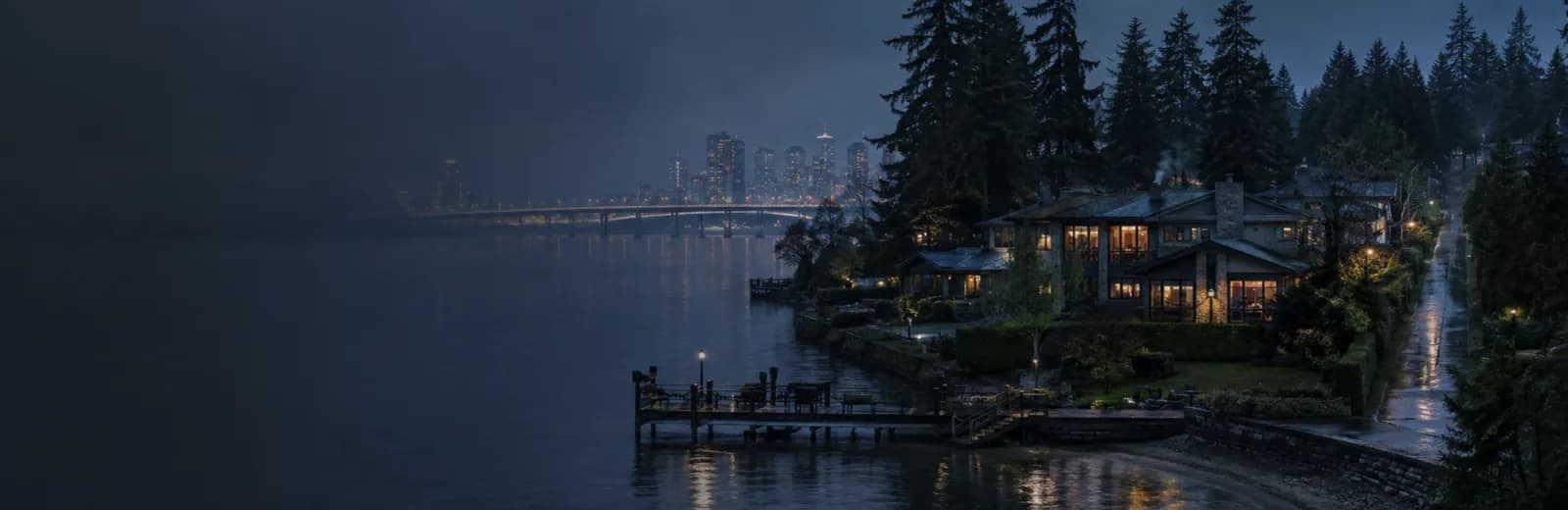 An editorial illustration of Medina, Washington