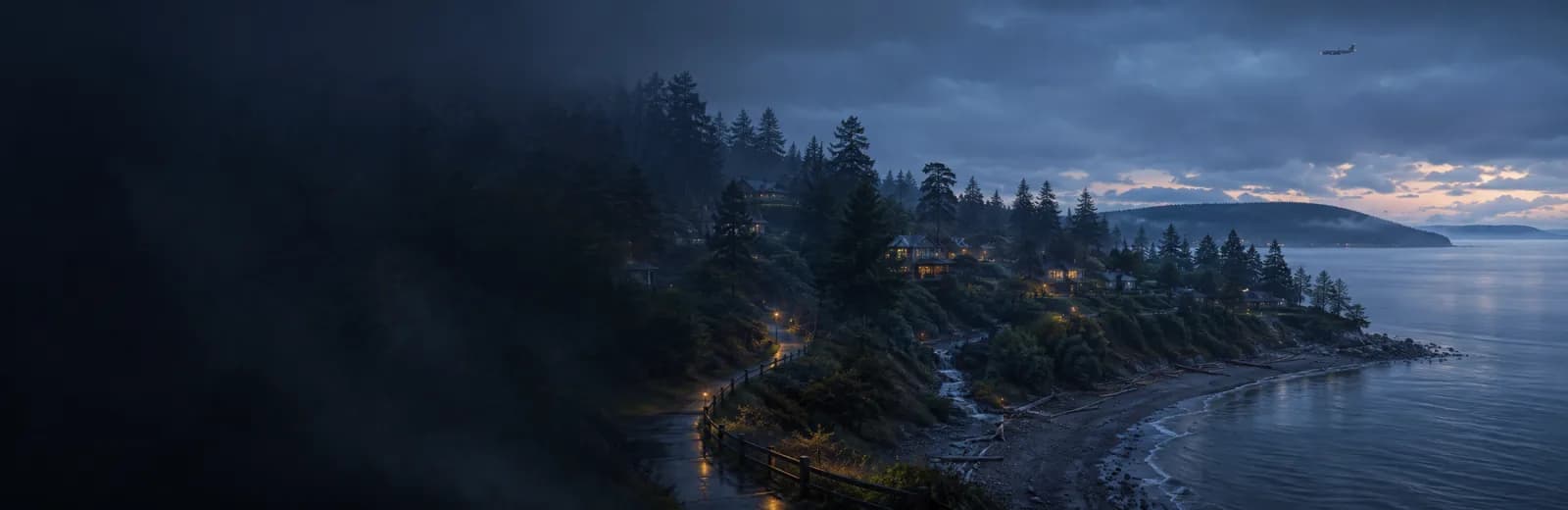 An editorial illustration of Normandy Park, Washington