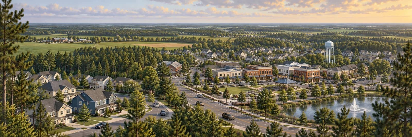 An editorial illustration of Ocean View, Delaware