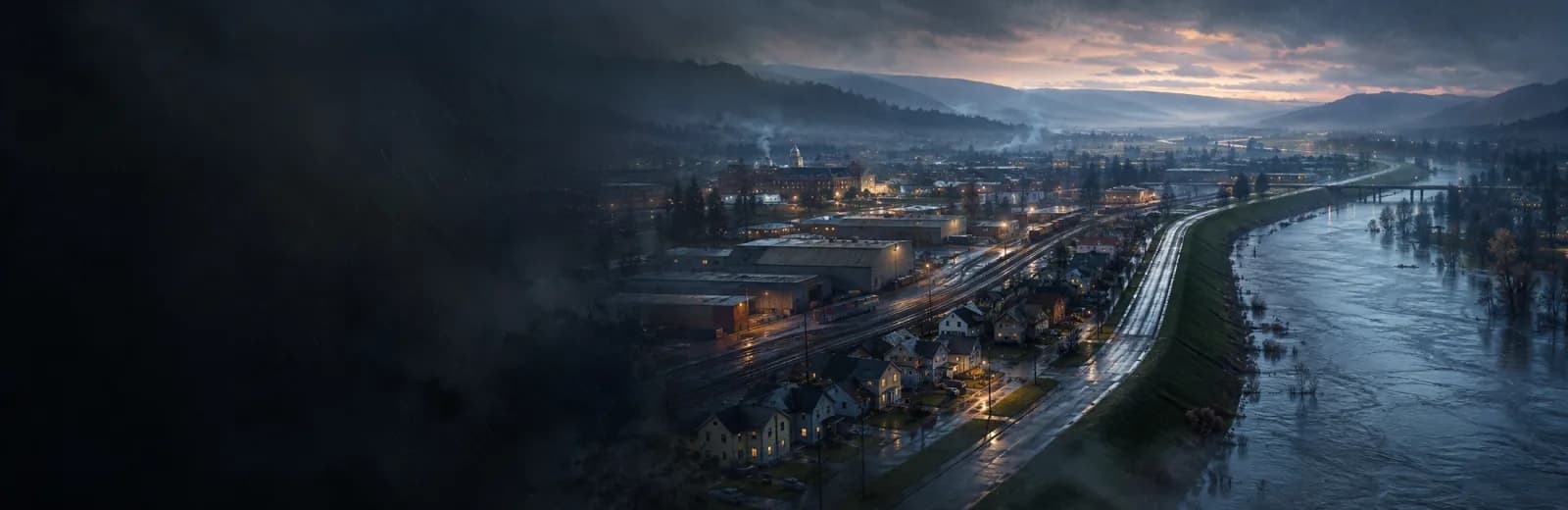 An editorial illustration of Pacific, Washington