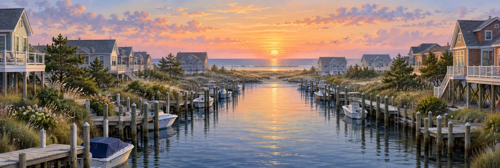 An editorial illustration of South Bethany, Delaware