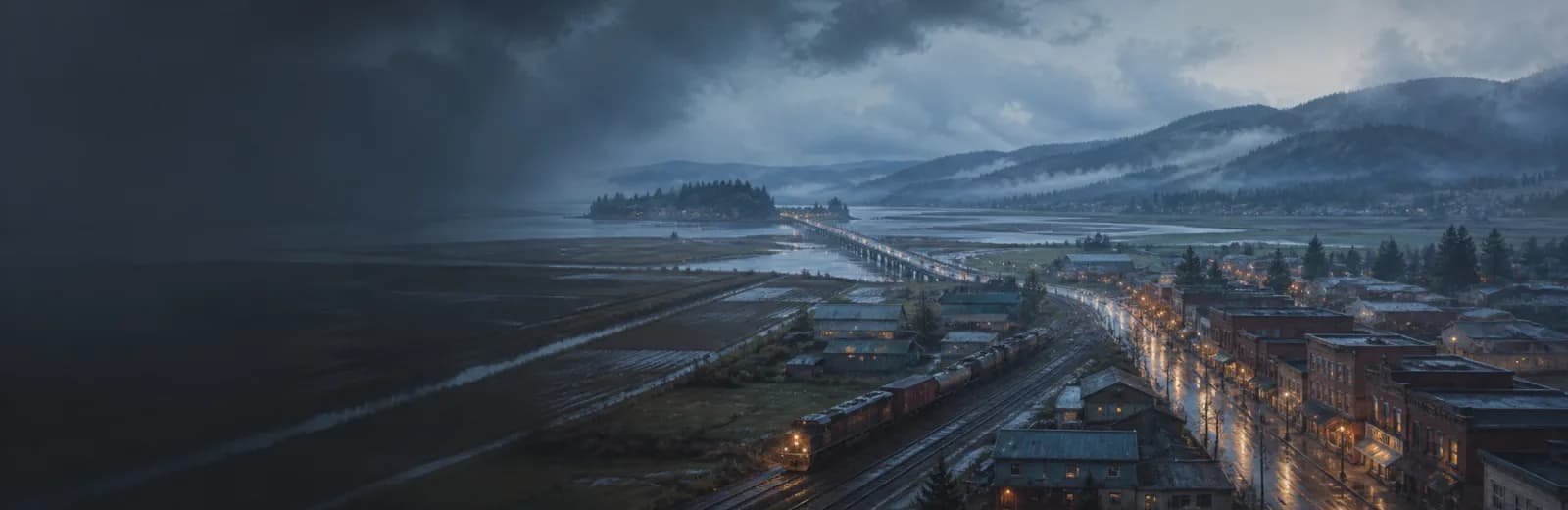 An editorial illustration of Stanwood, Washington