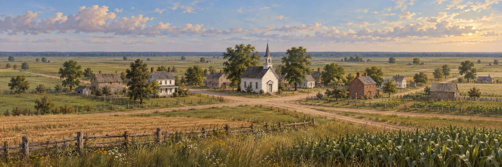 An editorial illustration of Kenton, Delaware